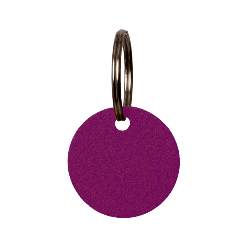 Grooming Deluxe - Médaille à graver ronde violet