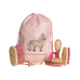Grooming Deluxe - Set sac de pansage et brosses pour enfants Sammy vieux rose | - Ohlala
