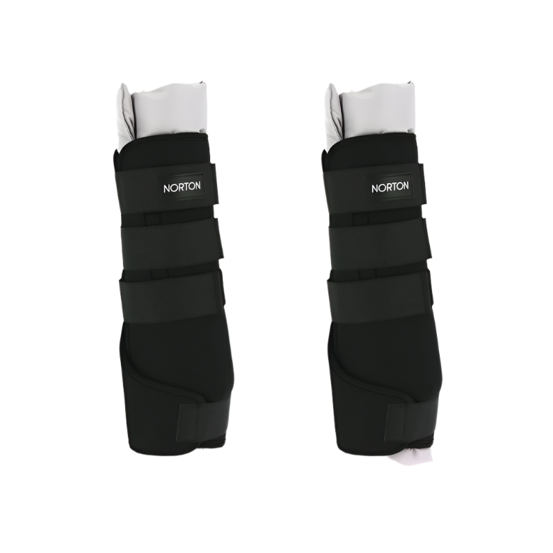 Norton - Black rest gaiters x2