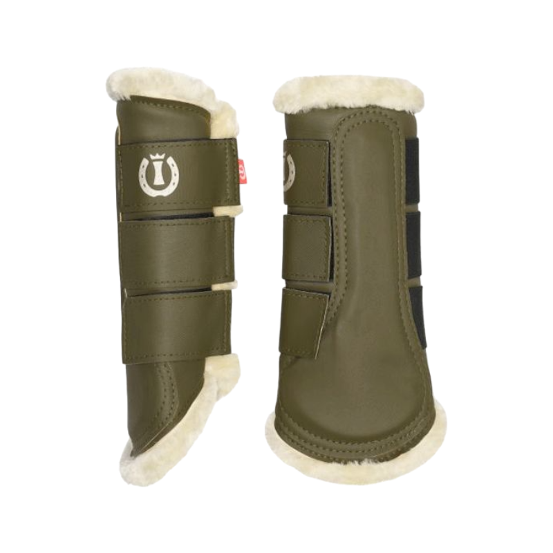 Imperial Riding - Green sheep closed gaiters