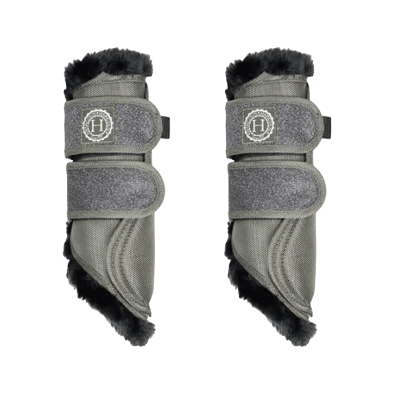 Harcour - Cosmo jungle green fur gaiters