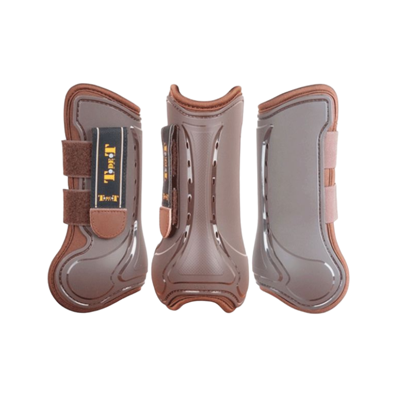 TdeT - Brown design open gaiters