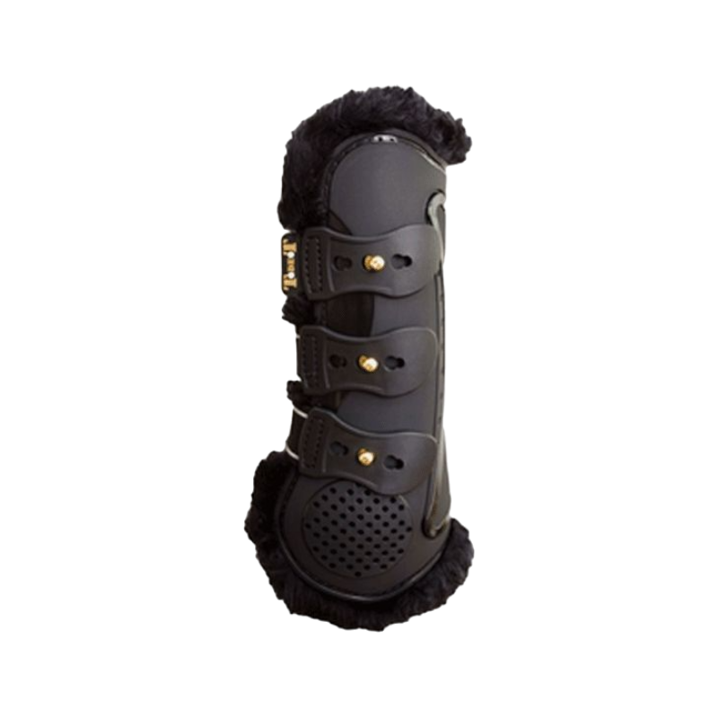 TdeT - Proteck' compet gaiters black/black sheepskin lining