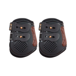 TdeT - Proteck' Compet Fetlock Boots Black/Brown | - Ohlala