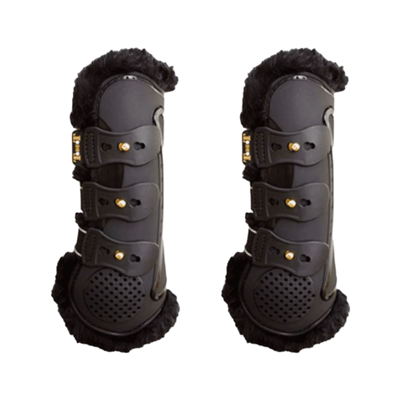 TdeT - Proteck' compet gaiters black/black sheepskin lining