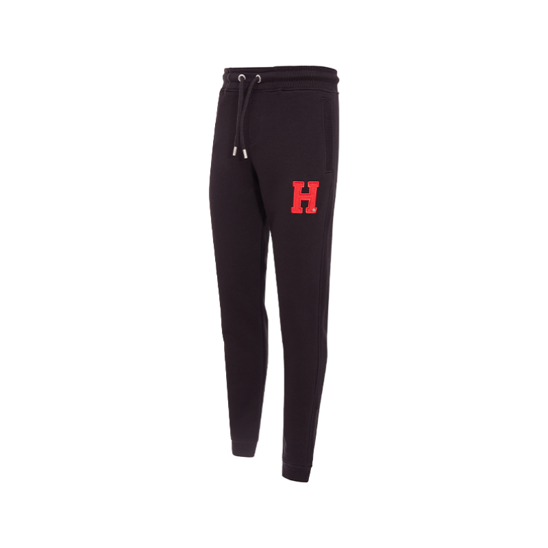 Hagg - Jogging homme noir/ rouge