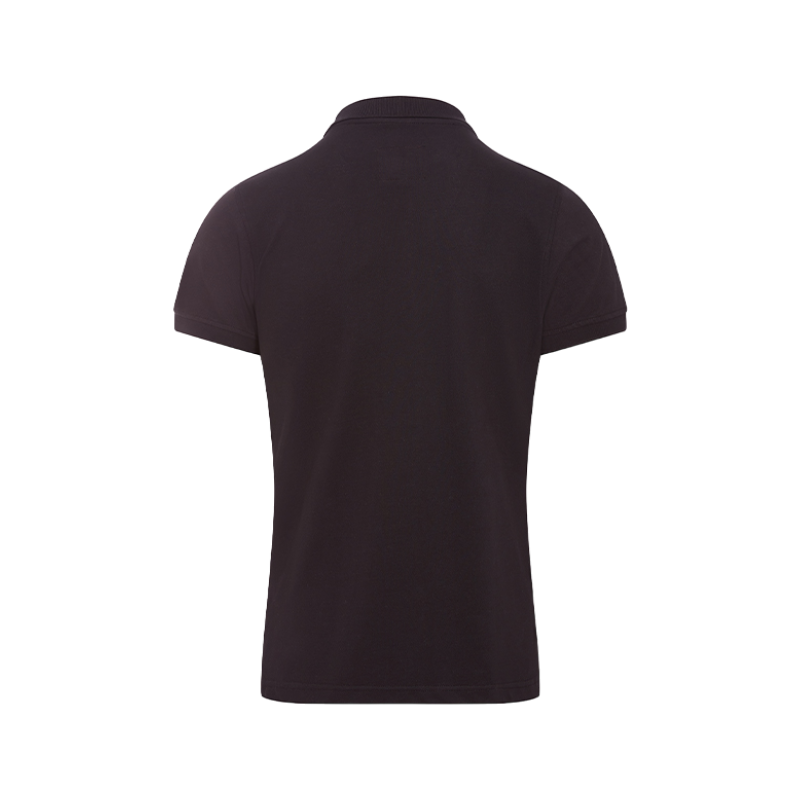 Hagg - Men's short-sleeved polo shirt black/red