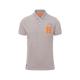 Hagg - Polo manches courtes homme gris/ orange | - Ohlala