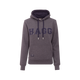 Hagg - Sweat à capuche femme gris anthracite/ marine | - Ohlala