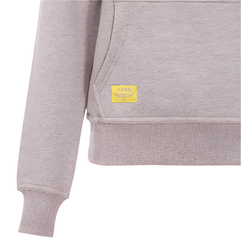 Hagg - Women's hoodie grey/yellow