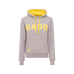 Hagg - Sweat à capuche femme gris/ jaune | - Ohlala