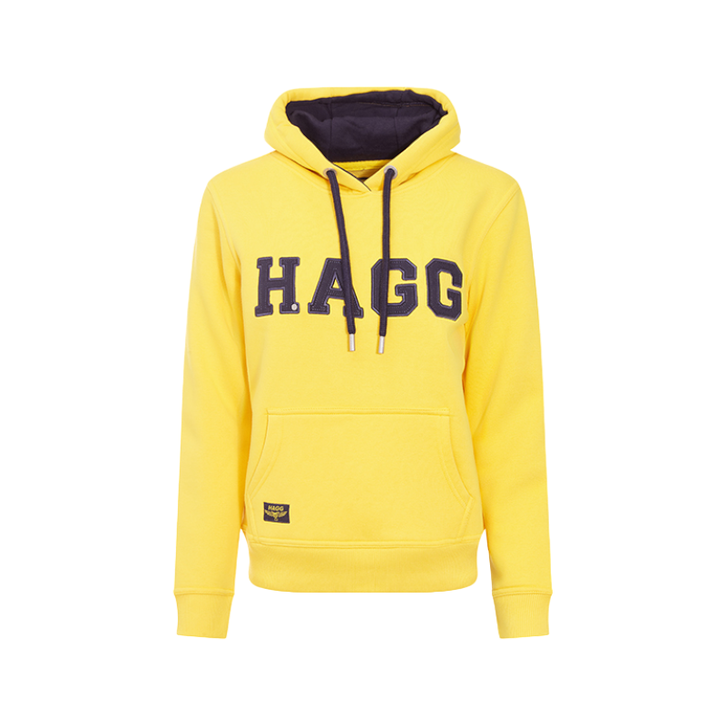 Hagg - Women's hoodie yellow/navy