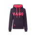 Hagg - Women's navy/fuchsia hoodie | - Ohlala