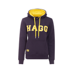 Hagg - Women's navy/yellow hoodie | - Ohlala