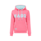Hagg - Sweat à capuche femme rose/ bleu ciel | - Ohlala