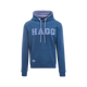 Hagg - Sweat à capuche homme bleu orage | - Ohlala