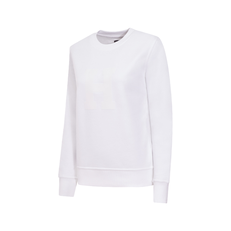 Hagg - White women's round-neck sweatshirt