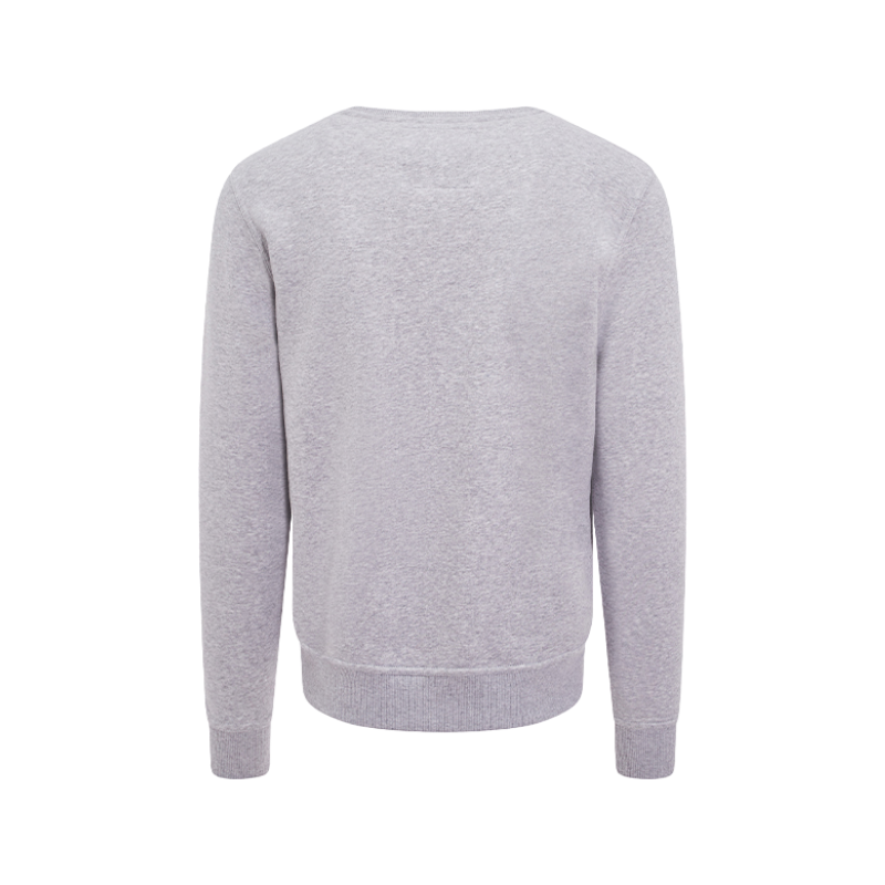 Hagg - Men's gray round-neck sweatshirt