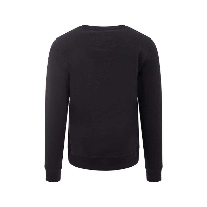 Hagg - Men's black round-neck sweatshirt