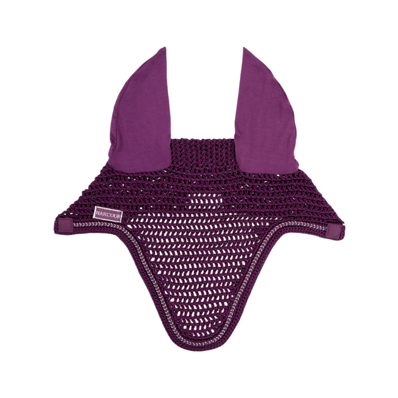 Harcour - Bonnet pour chevaux Aska figue