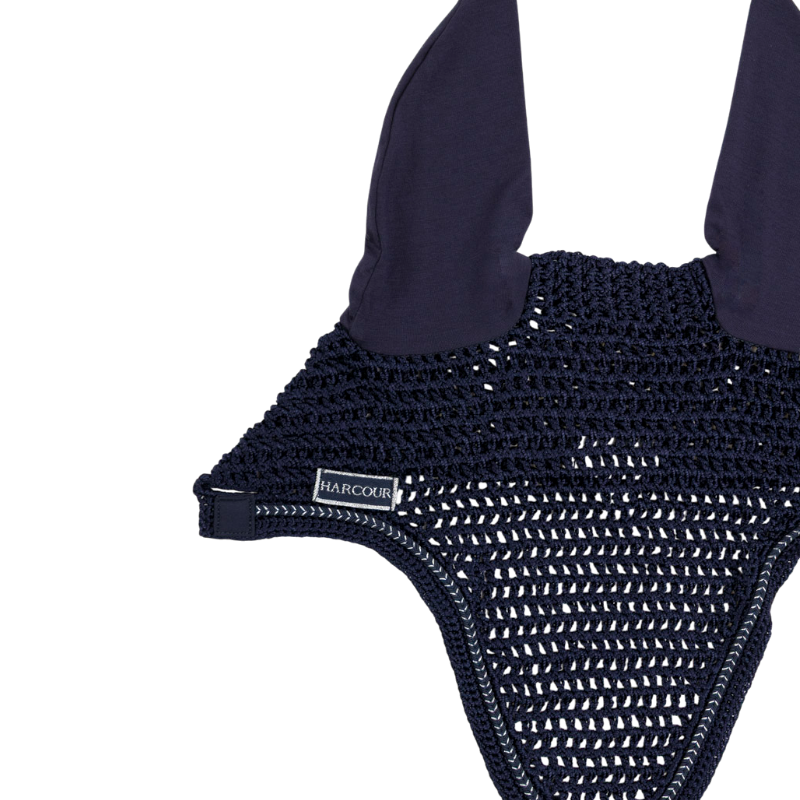 Harcour - Bonnet pour chevaux Aska marine