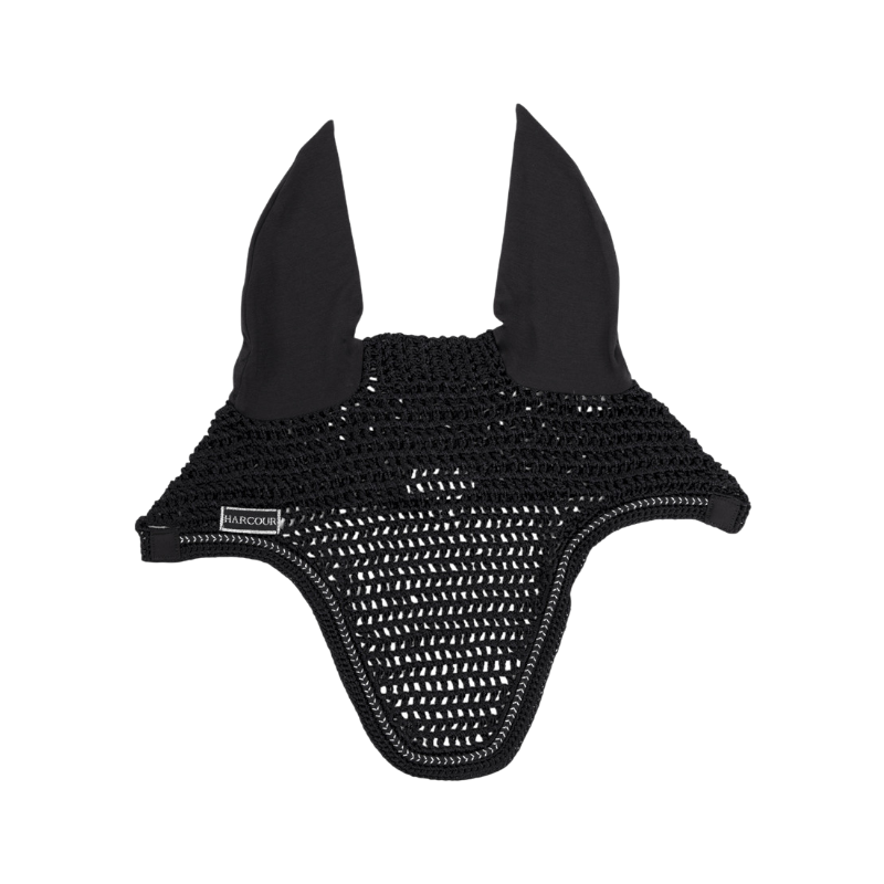 Harcour - Bonnet pour chevaux Aska noir
