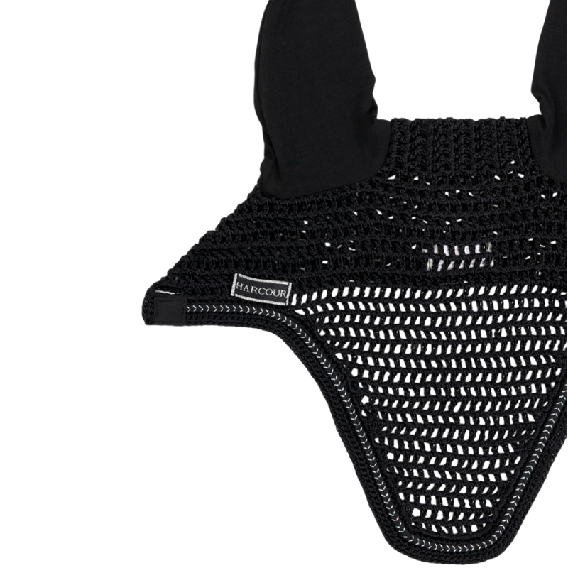 Harcour - Bonnet pour chevaux Aska noir