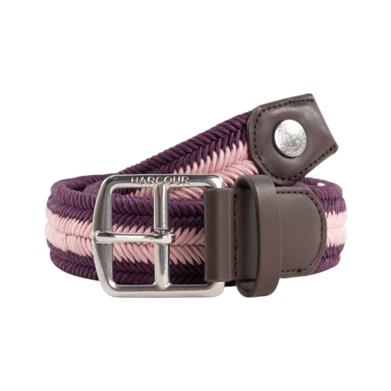 Harcour - Ceinture Bana figue/ pivoine