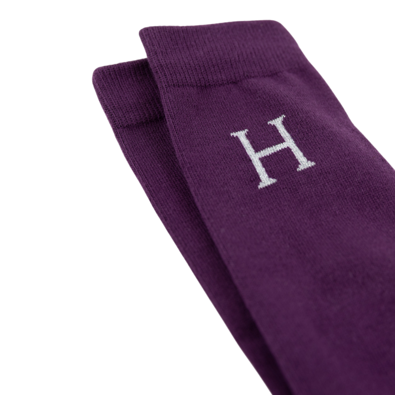 Harcour - Chaussettes d'équitation Sanane figue
