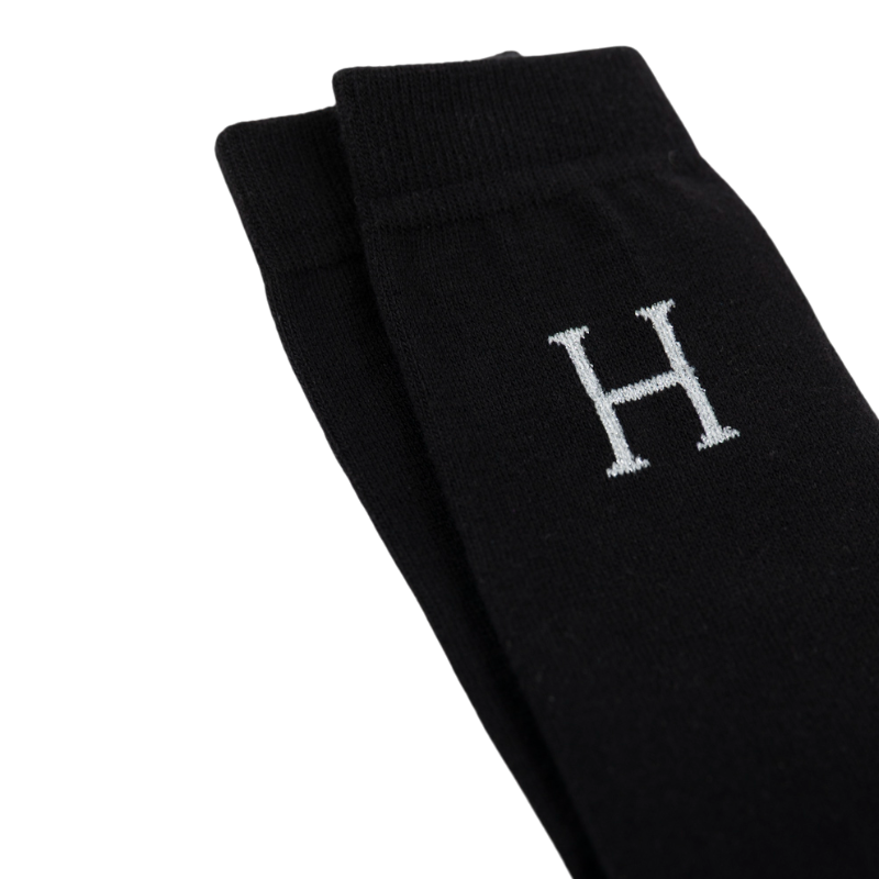 Harcour - Chaussettes d'équitation Sanane noir