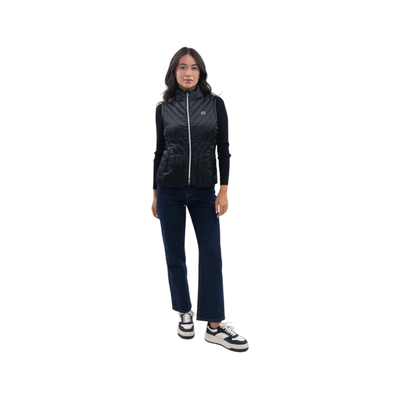 Harcour - Doudoune sans manches femme Agnes noir