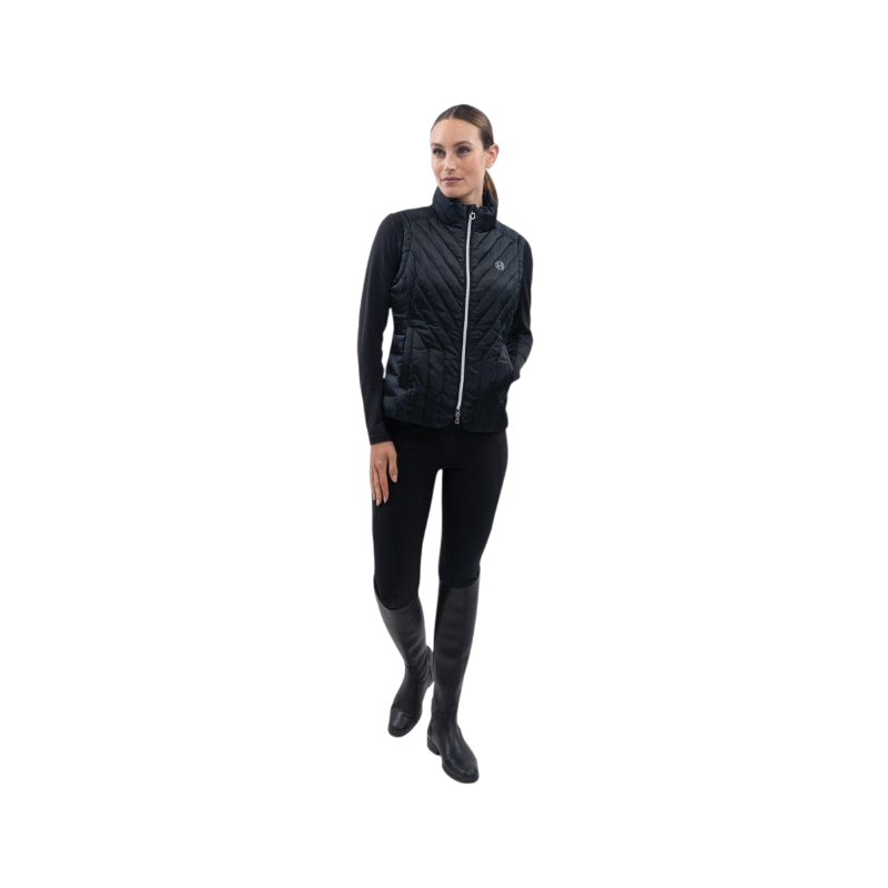 Harcour - Doudoune sans manches femme Agnes noir