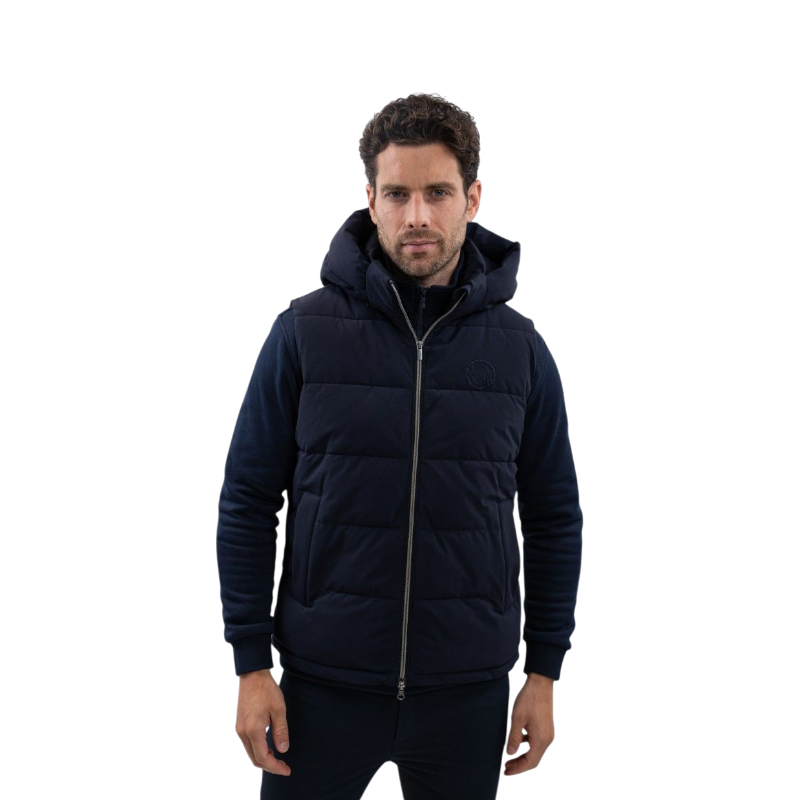 Harcour - Doudoune sans manches homme Aubin marine