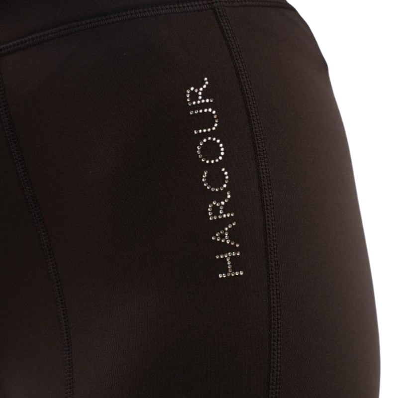 Harcour - Women's polar equestrian leggings Anaelle cocoa 