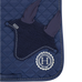 Harcour - Sunny dressage pad and Funny ear bonnet set navy/ light gold | - Ohlala