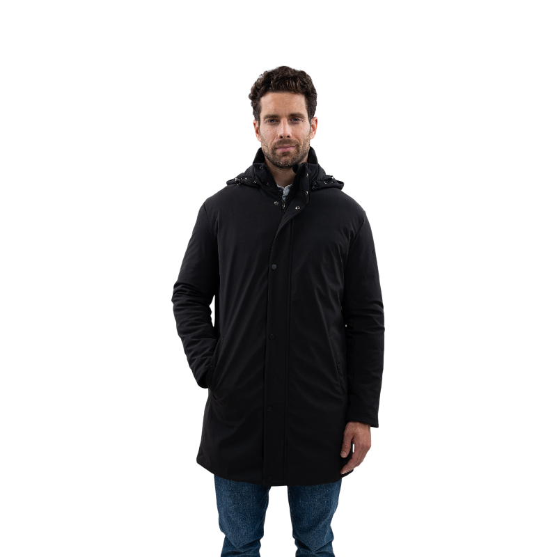 Harcour - Parka chaude homme Achille noir
