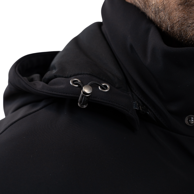 Harcour - Parka chaude homme Achille noir