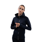 Harcour - Ava women's navy zip technical sweatshirt | - Ohlala
