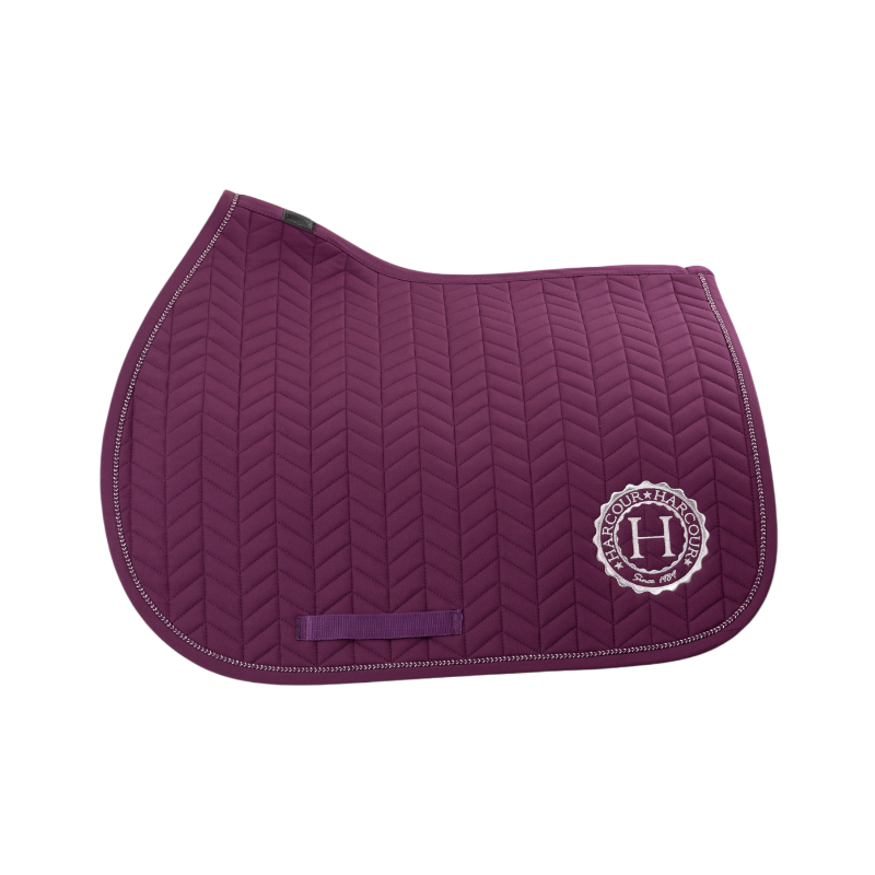 Harcour - Tapis de selle Alaska figue