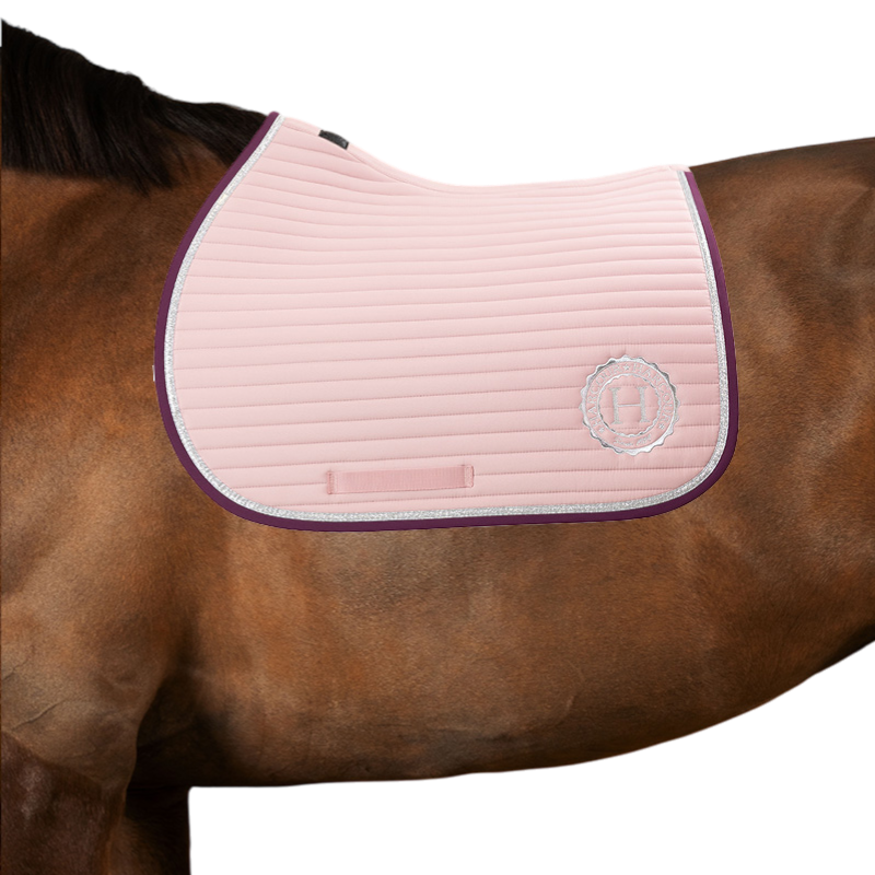 Harcour - Tapis de selle Karembar pivoine