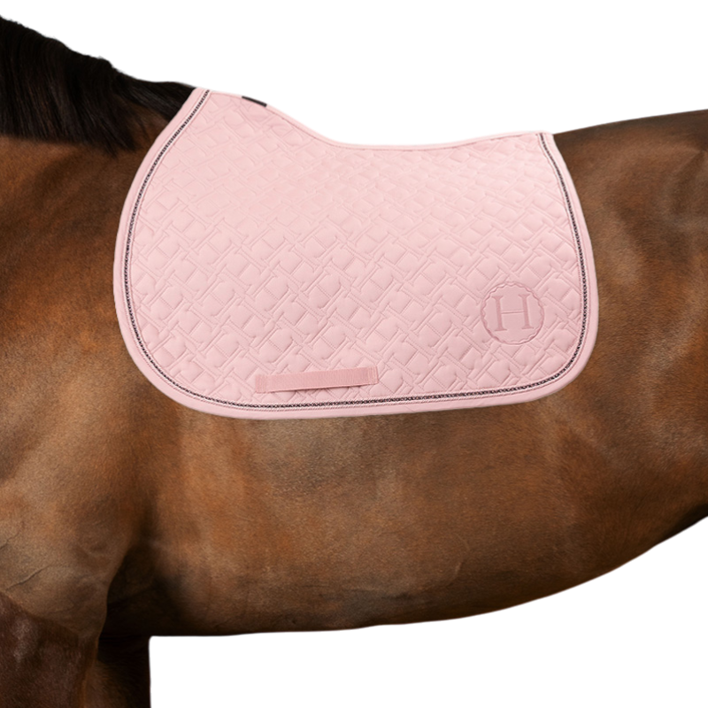 Harcour - Tapis de selle Saphir pivoine | - Ohlala