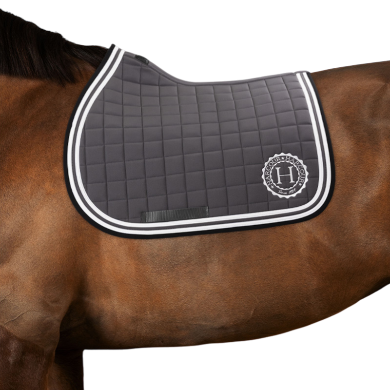 Harcour - Tapis de selle Soft ardoise