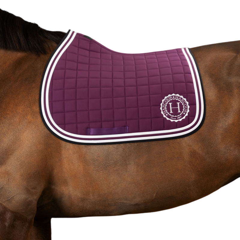 Harcour - Tapis de selle Soft figue