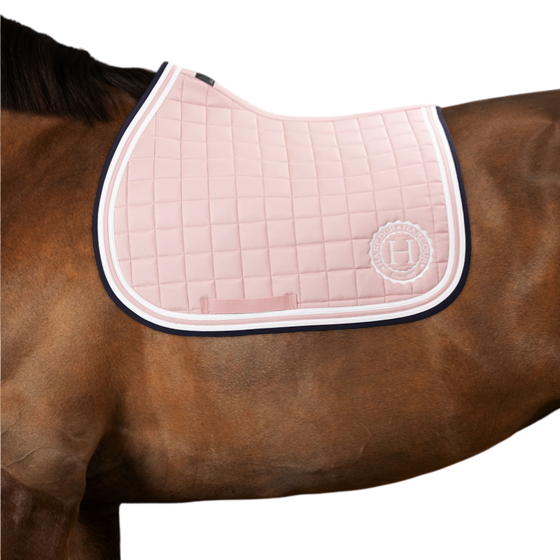 Harcour - Tapis de selle Soft pivoine