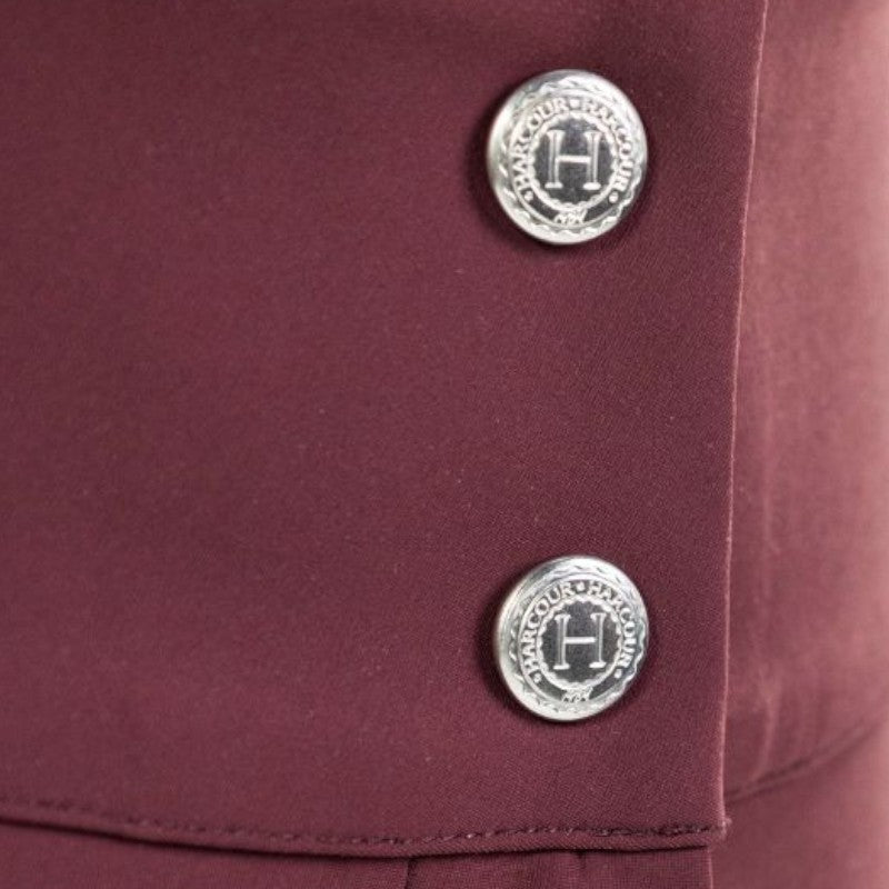 Harcour - Dames rijbroek Luce aubergine | - Ohlala