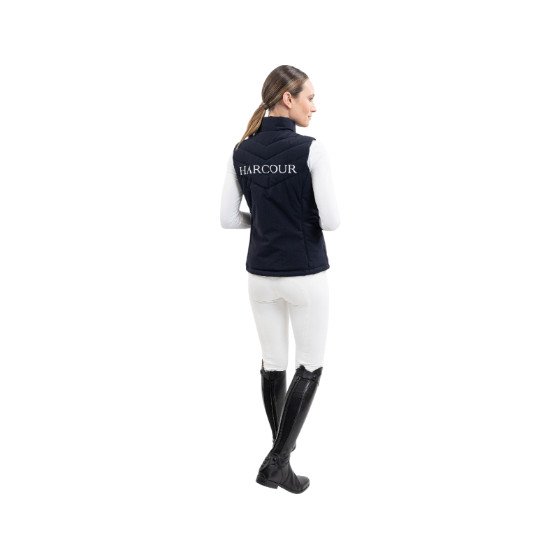 Harcour - Women's sleeveless jacket Pola navy/white 