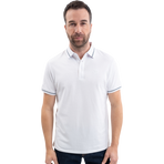 Harcour - Polo manches courtes homme Oscar blanc | - Ohlala