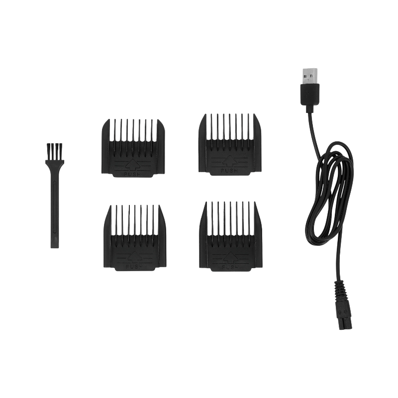 Hippotonic - Tondeuse de finition QR-P800 sans fil noir | - Ohlala