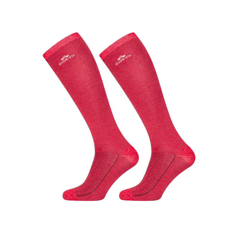 HV Polo - Saar burgundy socks (x1)