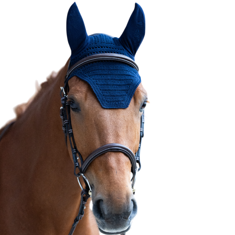 Jump'In - Bonnet pour chevaux Balthazar marine/ marine